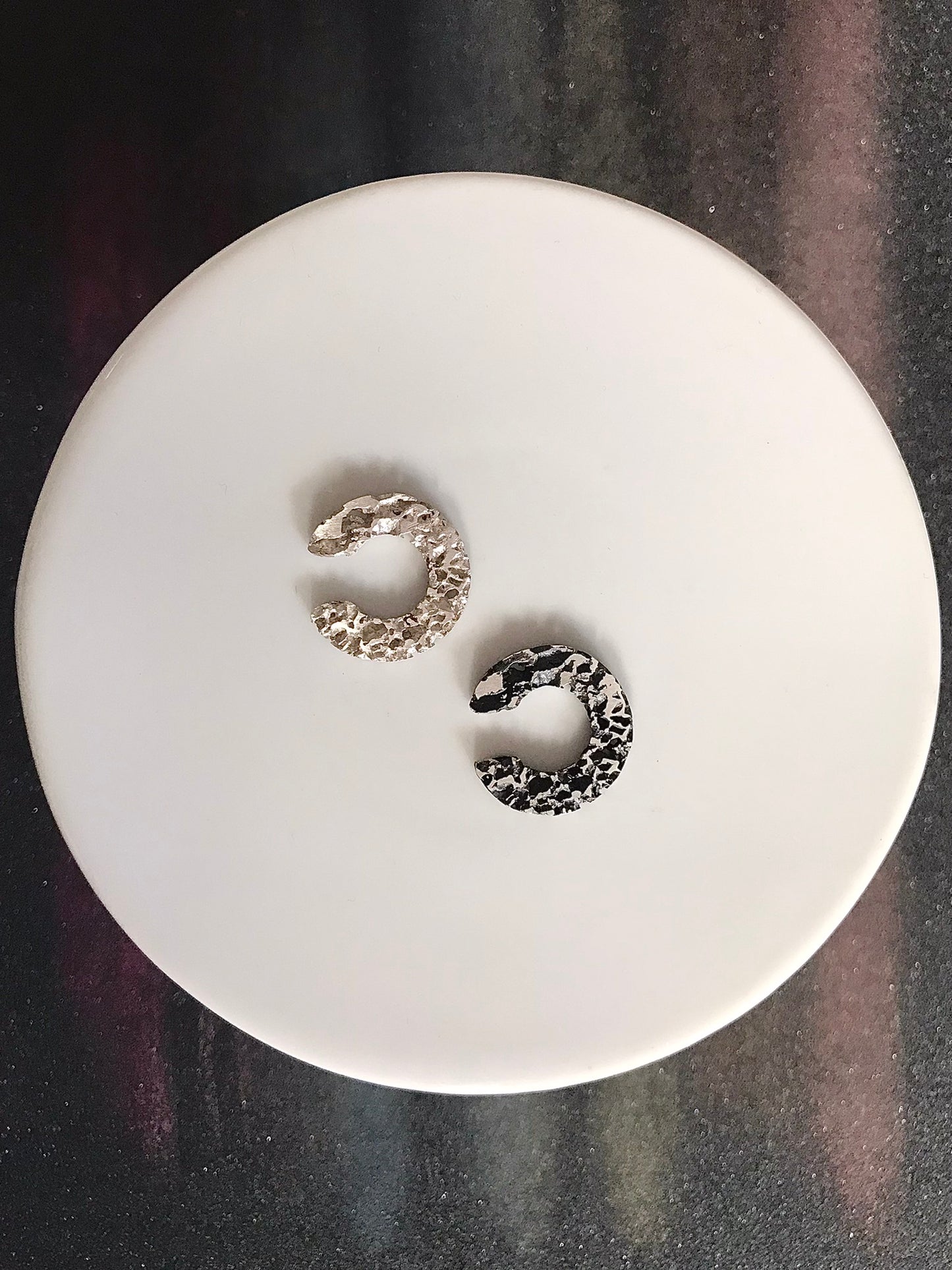Bubbles ear ring