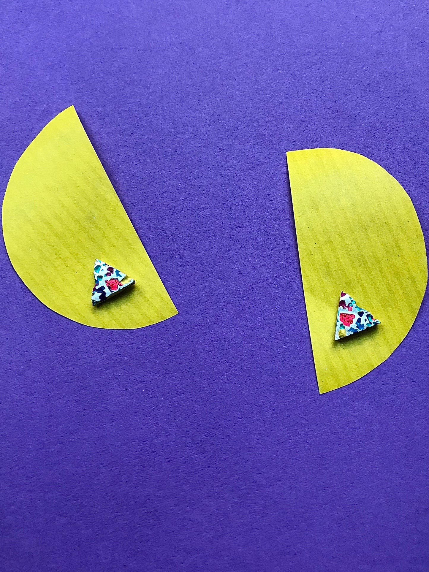 Mini Triangle earrings